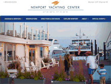 Tablet Screenshot of newportyachtingcenter.com